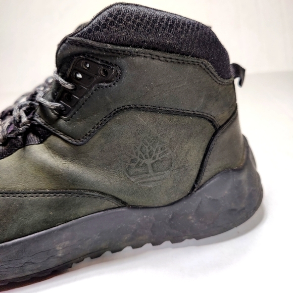 Timberland Solar Wave Black Nubuck Leather Boots Outdoor Men's Shoes Size 12 - Picture 6 of 12